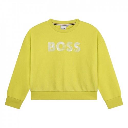 Boss Childrens/Kids Logo Crew Neck Relaxed Fit Sweatshirt