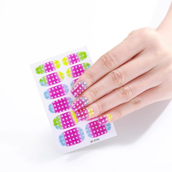 1 Set Nail Sticker Ultra-Thin Self Adhesive Waterproof Strong Stickiness Decorative