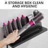 Wall-Mounted Bracket For Curling Wand/Hair Dryer Storage Rack Stand Multifunctional Large Shelf Hair Styling Tool Holder