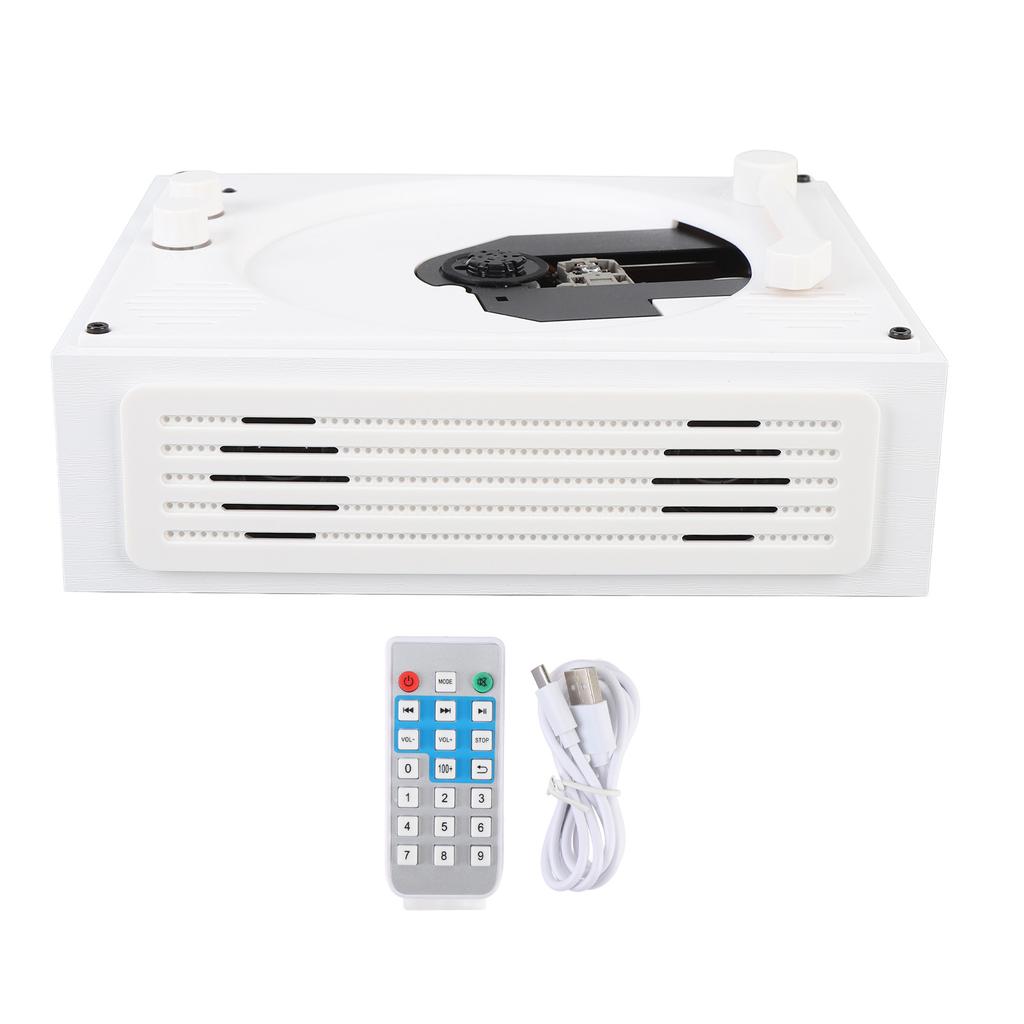 Портативный CD-плеер с динамиком Bluetooth MP3 стерео настольный CD-плеер с USB-кабелем пульта дистанционного управления