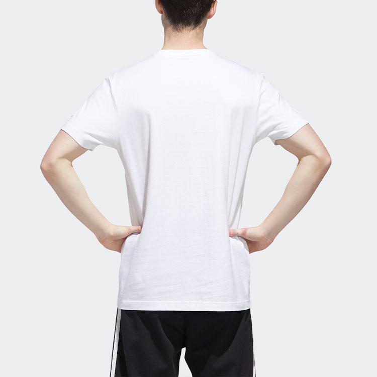 Adidas Neo X Disney T Shirts Men's White Crew Neck Moderate Straight Fit GJ5637