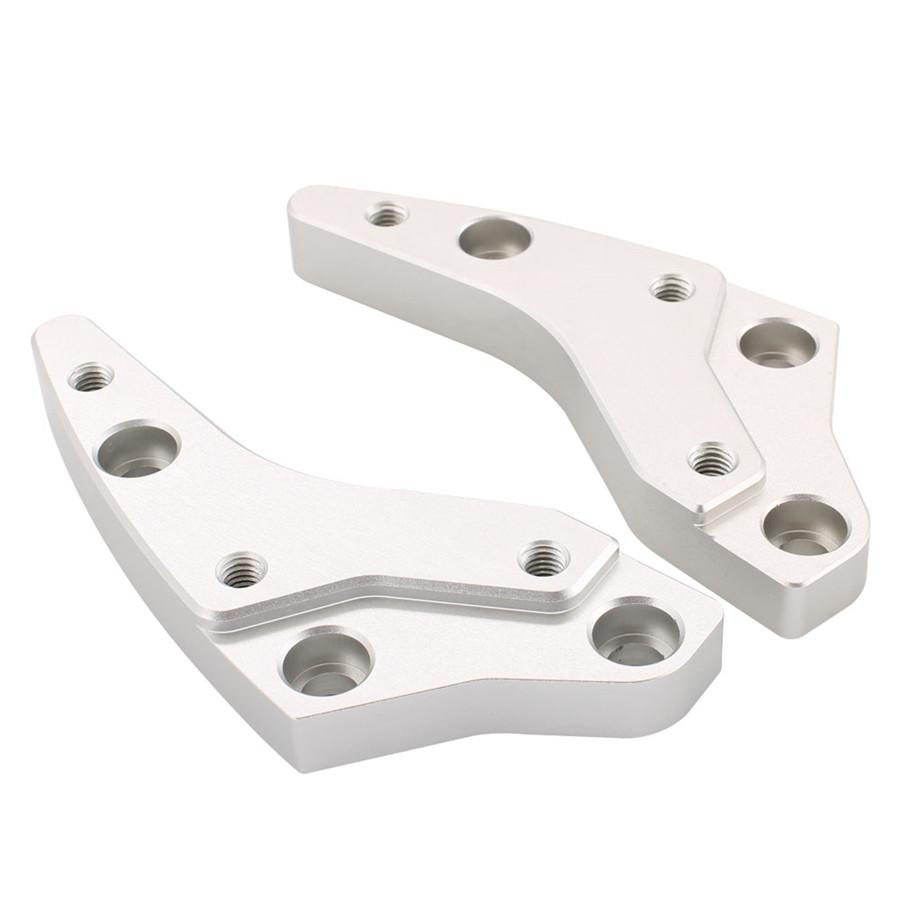 For BMW K1600GT K1600GTL 2012-2019 Silver Handlebar Riser CNC Aluminum Alloy 2X