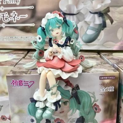 Оригинальная Фигурка FuRyu Hatsune Miku 14см Цветочная Фея Анемона Фигурка Аниме Коллекции Игрушки Подарки