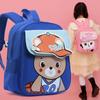 Cute Cartoon Bear Kids Backpack With Arch Straps For Comfortable Carrying Ideal For Preschool