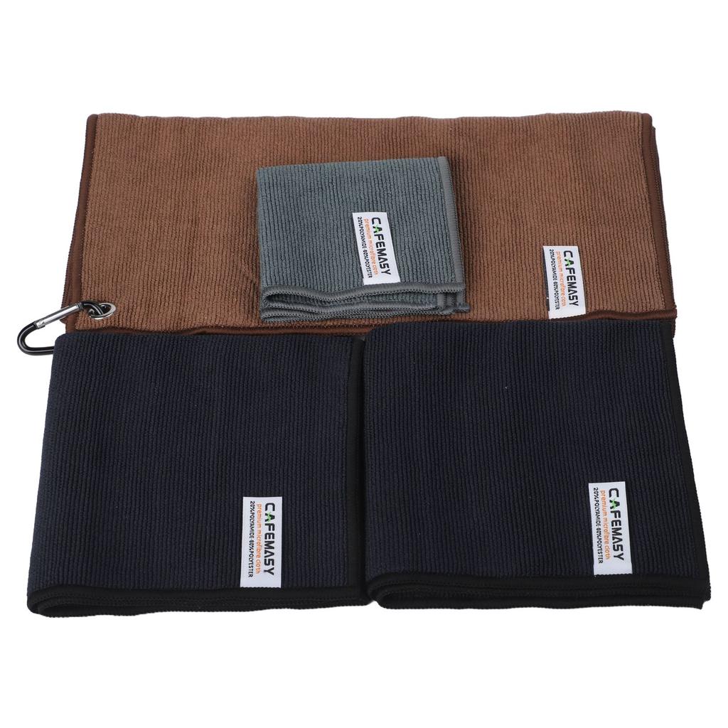 Coffee Equipment Cleaning Cloth Set 4 PCS Towels for Efficient Maintenance of Espresso Machines and For Kitchen Use