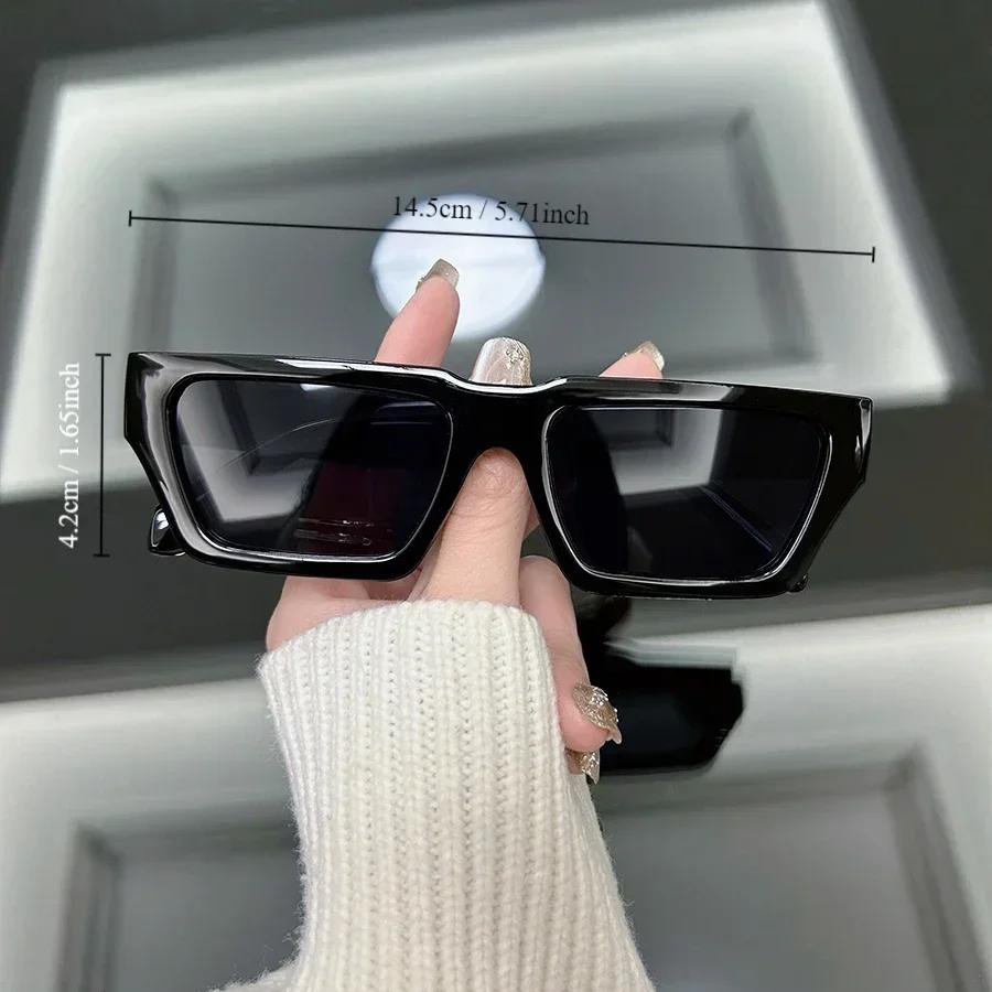 Классические квадратные повседневные модные солнцезащитные очки женские мужские винтажные стильные овальной формы минималистичные женские мужские