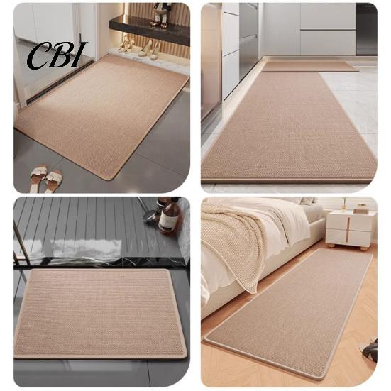 Daily Maintenance Rug Minimalist Bathroom Rug, Absorbent Non-Slip Floor Mat, Rectangular Door Easy Care Mat for Home Entrance Bedroom Living