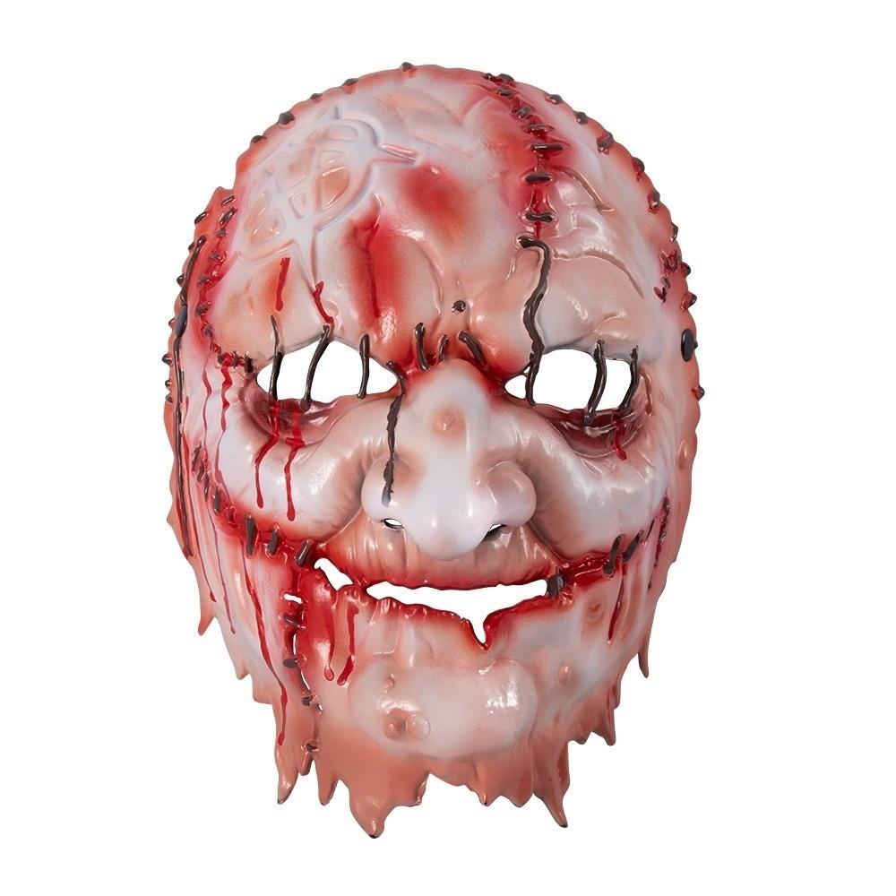 Facepiece Dark Forest Mask Blood Scar Scary Killer Devil Mask Halloween Witch Mask Dressing Up