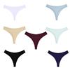 Хлопковые стринги, женское нижнее белье, S-XL, стринги 7, однотонное женское нижнее белье, сексуальные трусики, интимные трусики-стринги для девочек