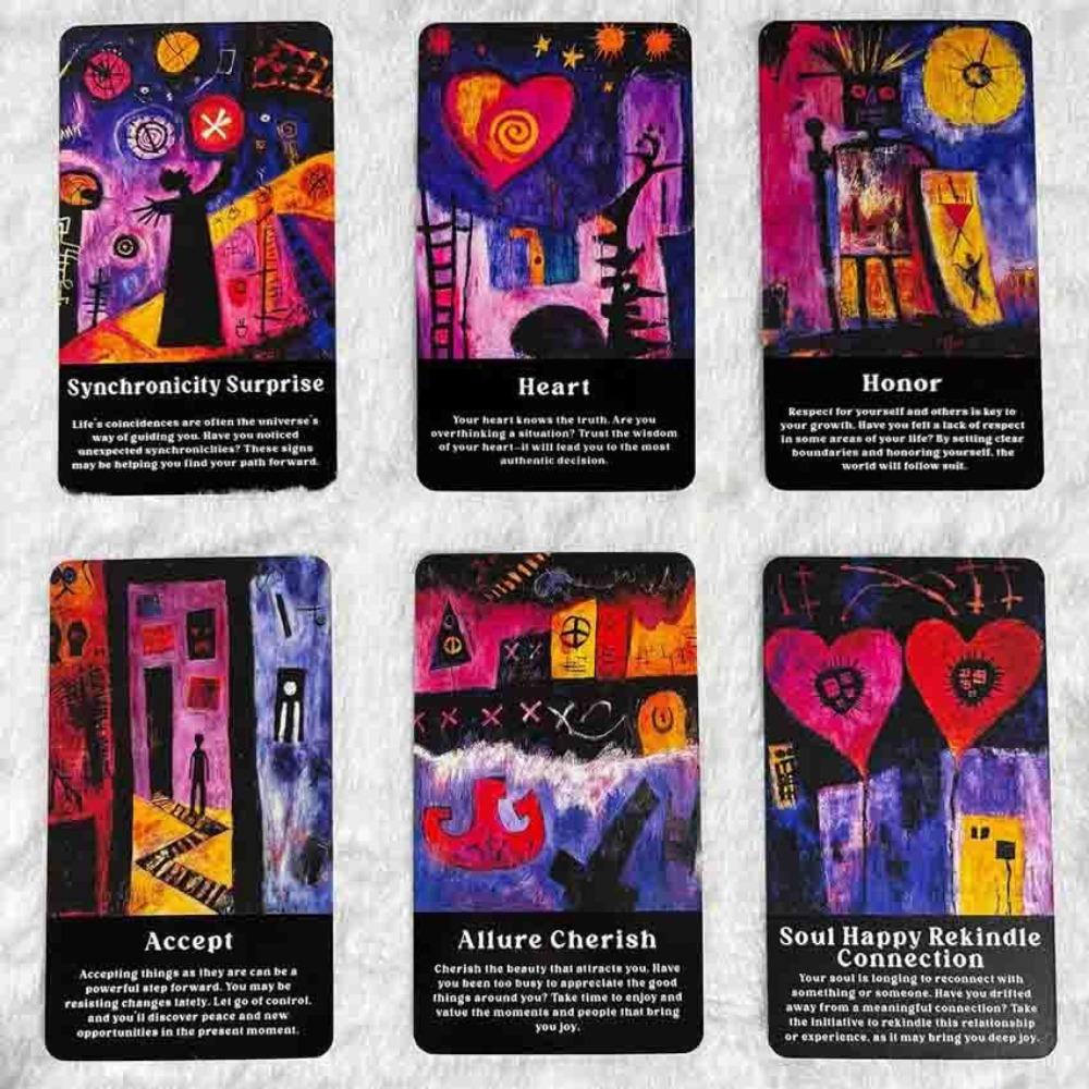 12x7cm Celestial Insights Oracle Cards 56 Pcs Balance and Awaken Tarot Cards Hidden Spirit Card Deck Unknown Energy