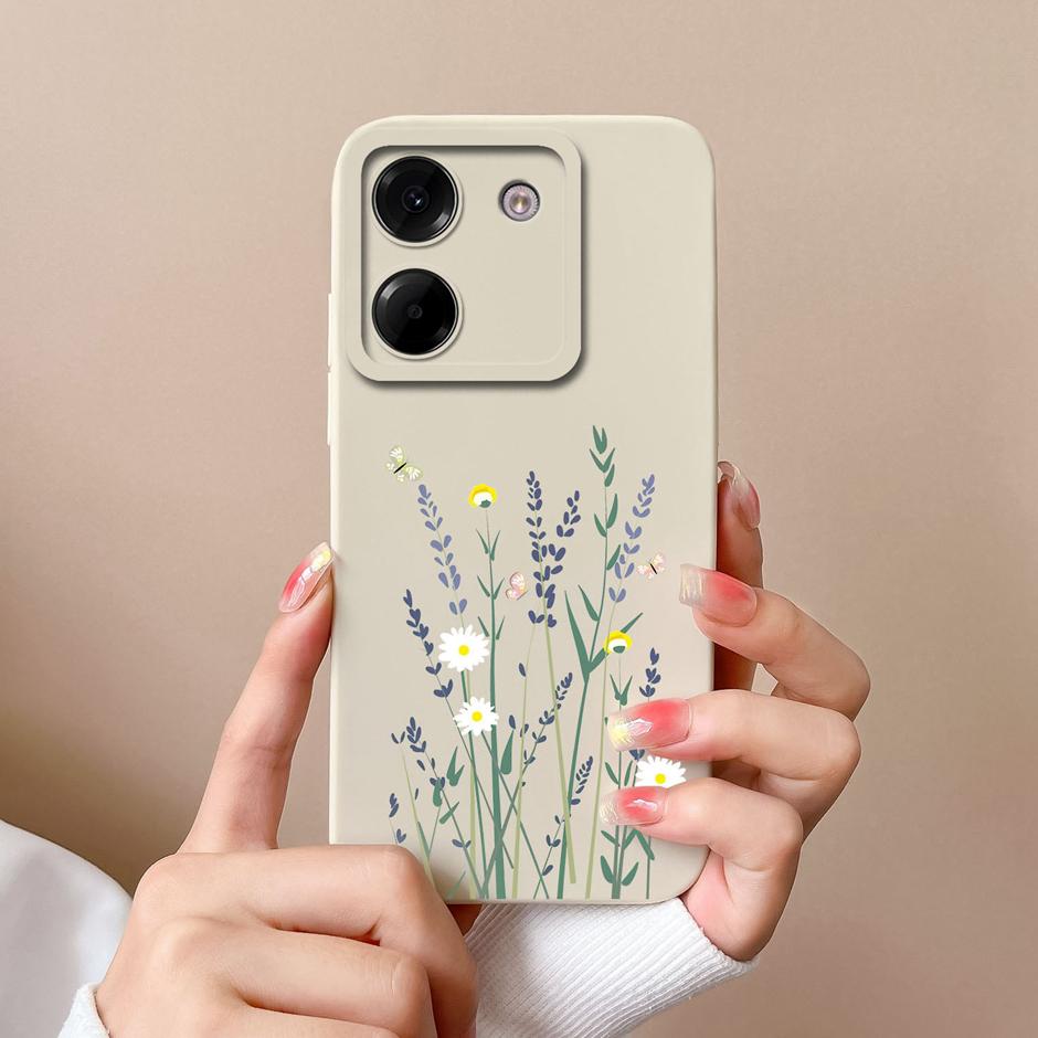 For Xiaomi Poco M7 Pro 5G Case Cute Cartoon Sweet Girl Silicone Soft Protective Back Cover For XiaomiPocoM7 Pro 5G Fundas Coque