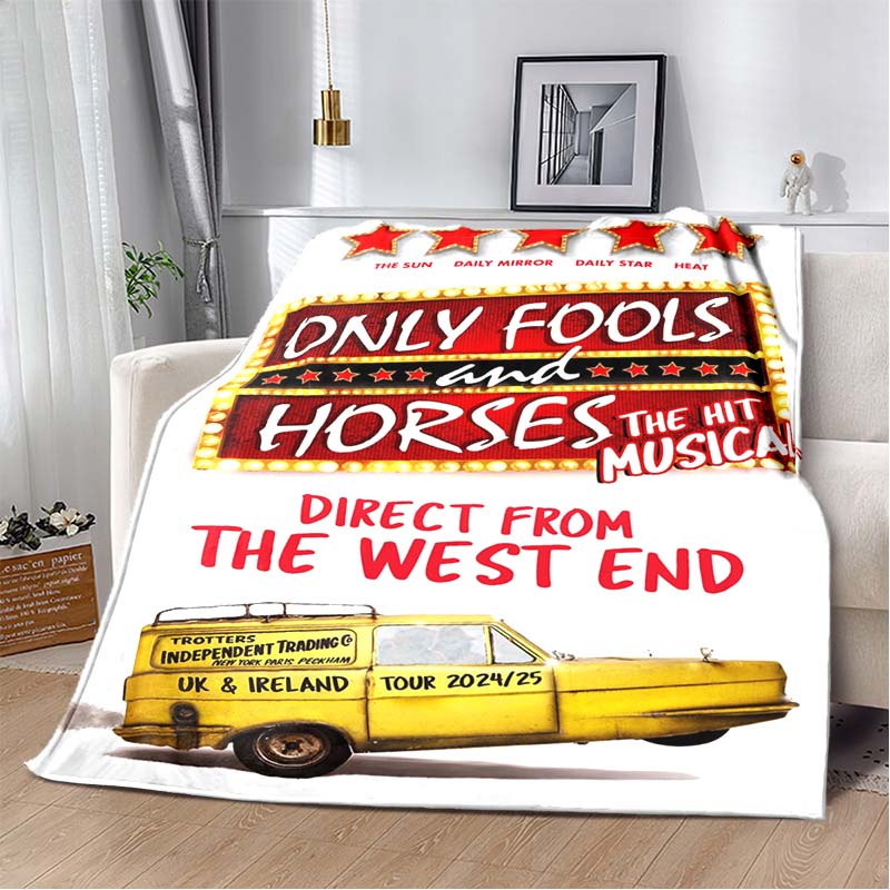 Only Fools and Horses Soft Flannel Throw Blanket,Lightweight Warm SofaCouch Bed