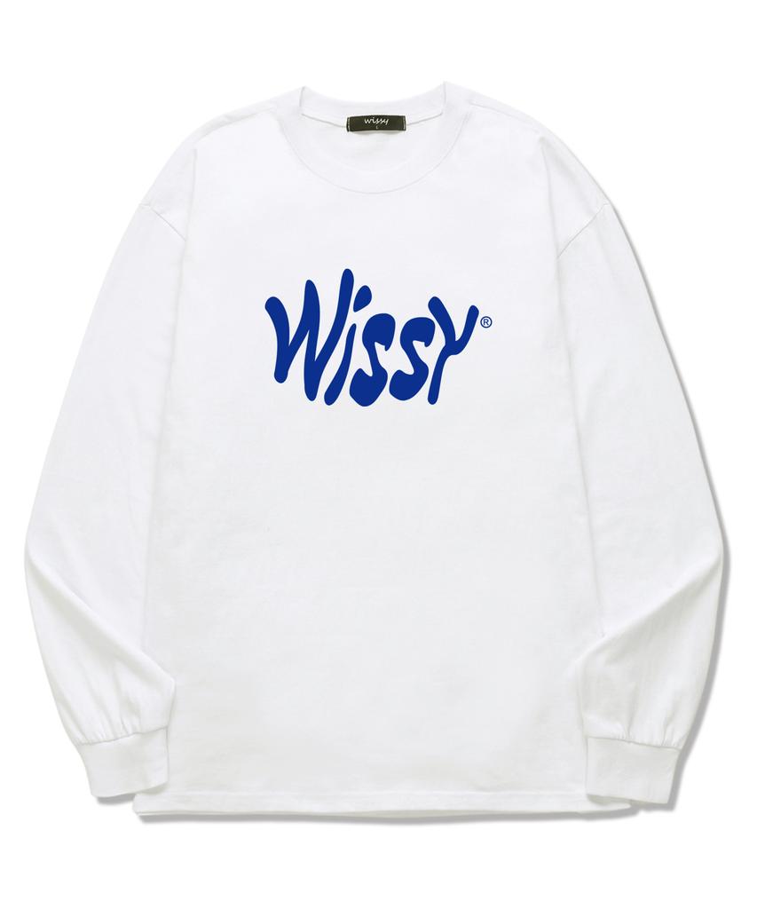 Футболка с длинным рукавом и логотипом Wissi Curve (Wls027) белый