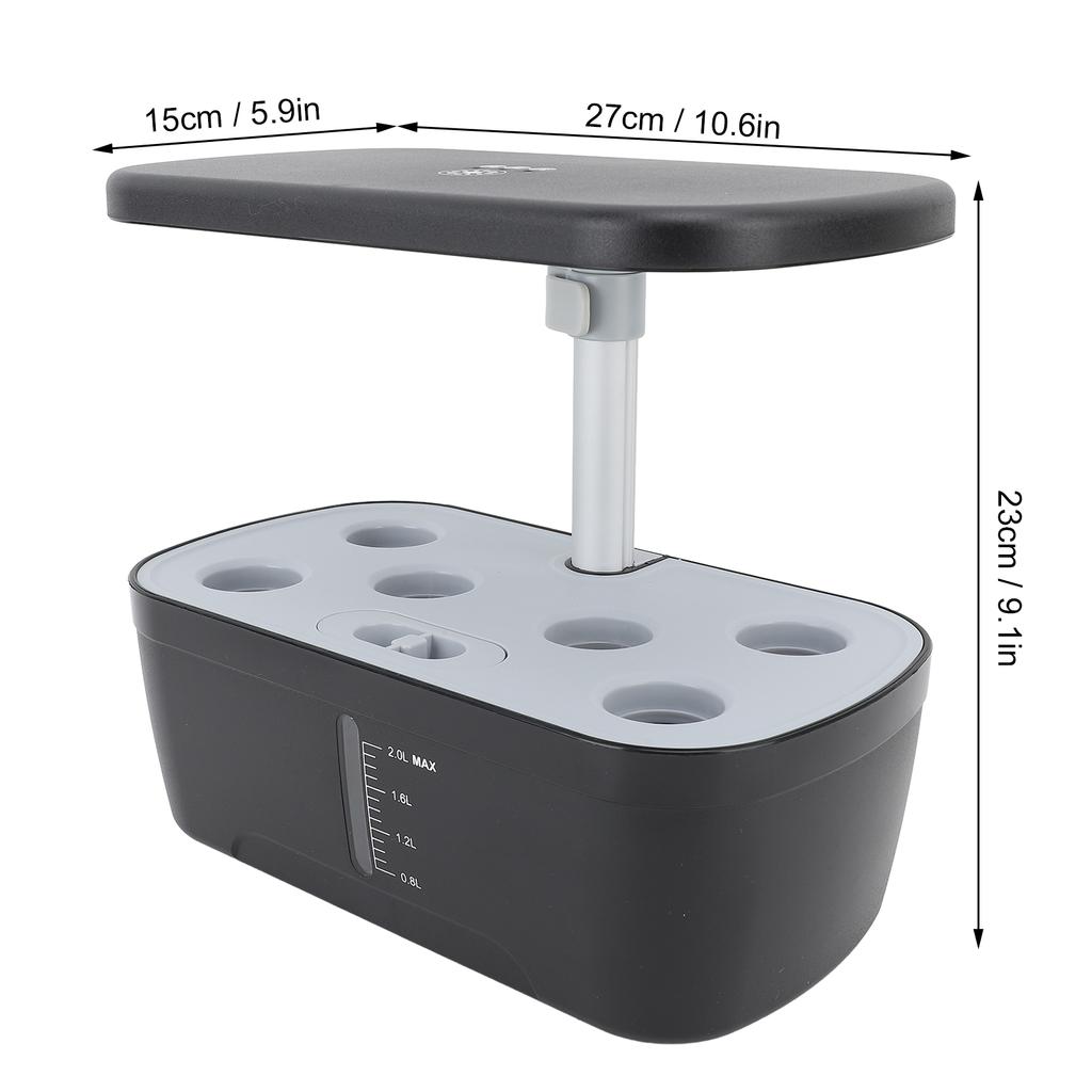 6 Pods Hydroponics Growing System Indoor Hydroponic Vegetable Grower Planter with Growth Light  100?240V