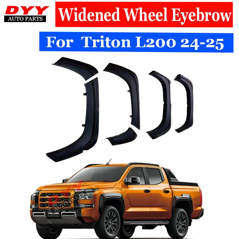 Mitsubishi Triton L200 2023-2024 Wide Fender Flares & Modified Mud Flaps