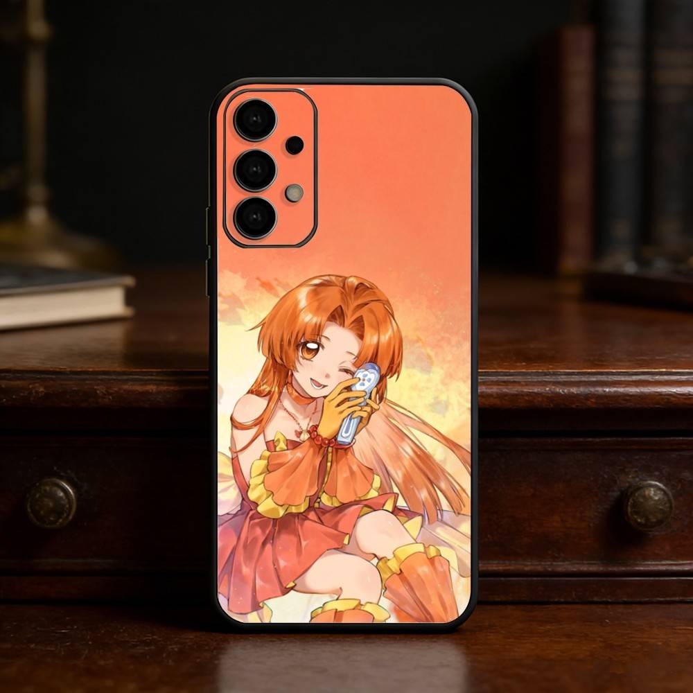 Чехол для телефона Mermaid Melody Pichi Pitch для Samsung S25, S24, S21, S22, S23, S30, Ultra, S20, Plus, Fe, Lite Черный корпус