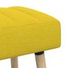 Channel Tufted Bench Light Yellow 60 x 40 x 45 cm Fabric