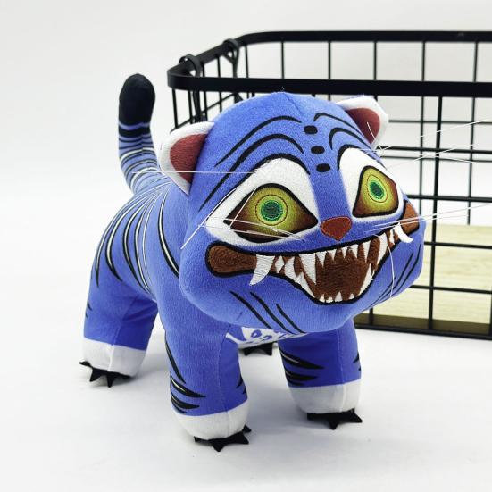 Demon Plush Game Hunters Tiger Magpie Plush Doll Soft Stuffed Animal Virtual Adventures Plush Toy for Gamers Cosplay Enthusiasts