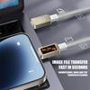 Прочный USB-C кабель из алюминиевого сплава, PD100W Быстрая зарядка и передача данных, с динамическими разноцветными светодиодными эффектами