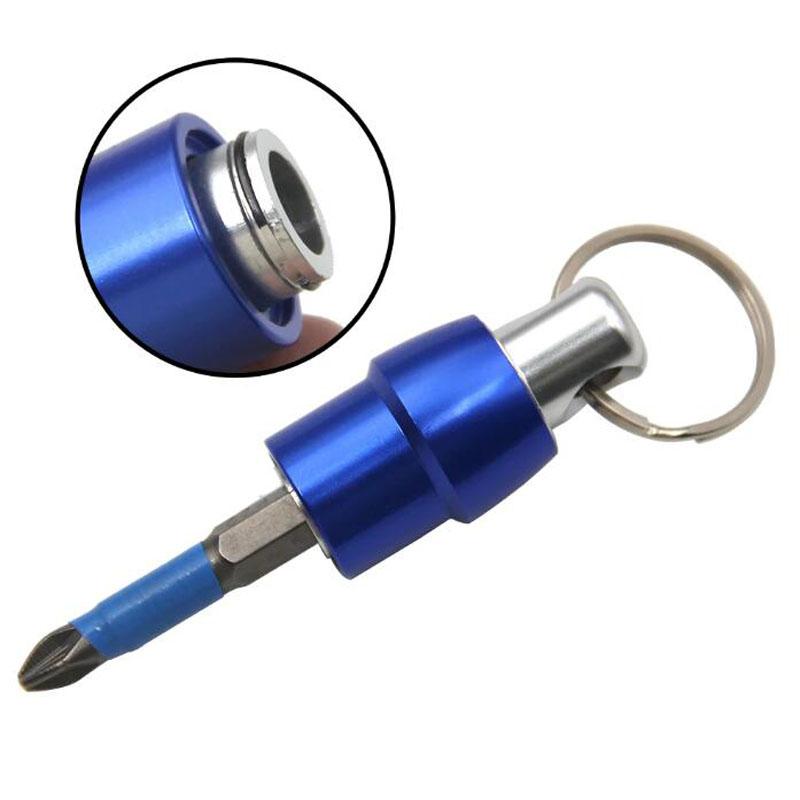 Брелок для ключей с быстросъемным стержнем 1/4 шестигранный быстросъемный алюминиевый сплав альпинистская пряжка отвертка головка инструмент