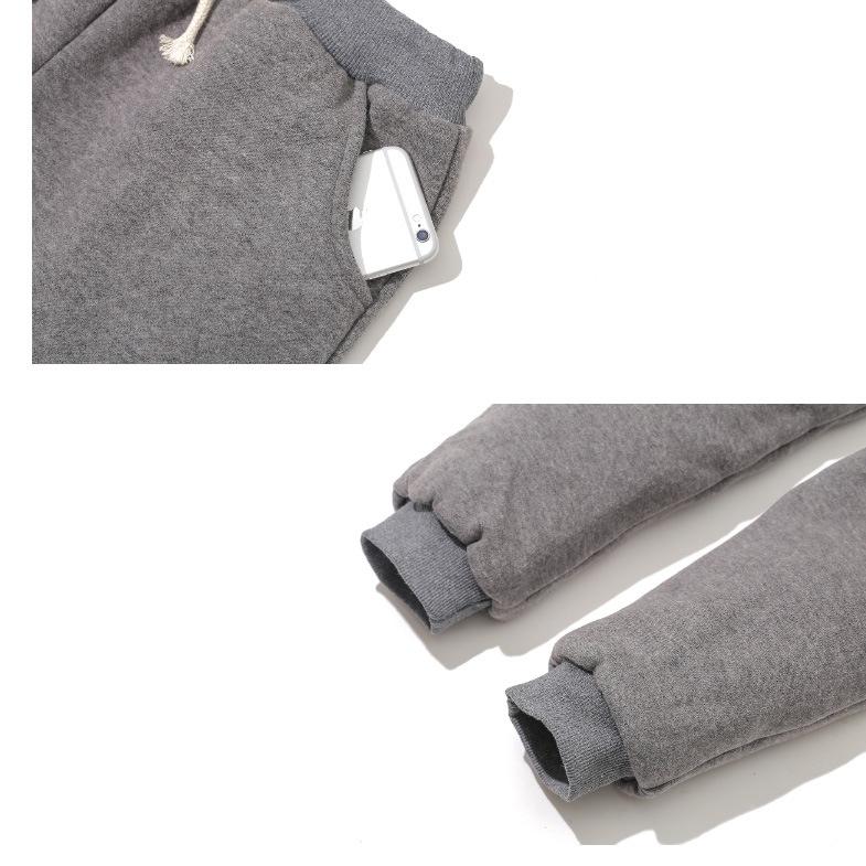 Женские теплые бархатные брюки, толстая эластичная талия, бархатные брюки, модные спортивные штаны