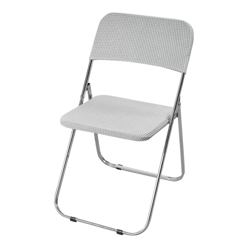 New Thickened Anti-slip Folding Chair Cover Universal Elastic Velvet Folding Chair Cover Four Seasons Simple Style