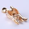Gold Silver Dental Mirror Brooches Women Doctor Dentist Uniform Brooch Pins Fashion Jewelry Decoration