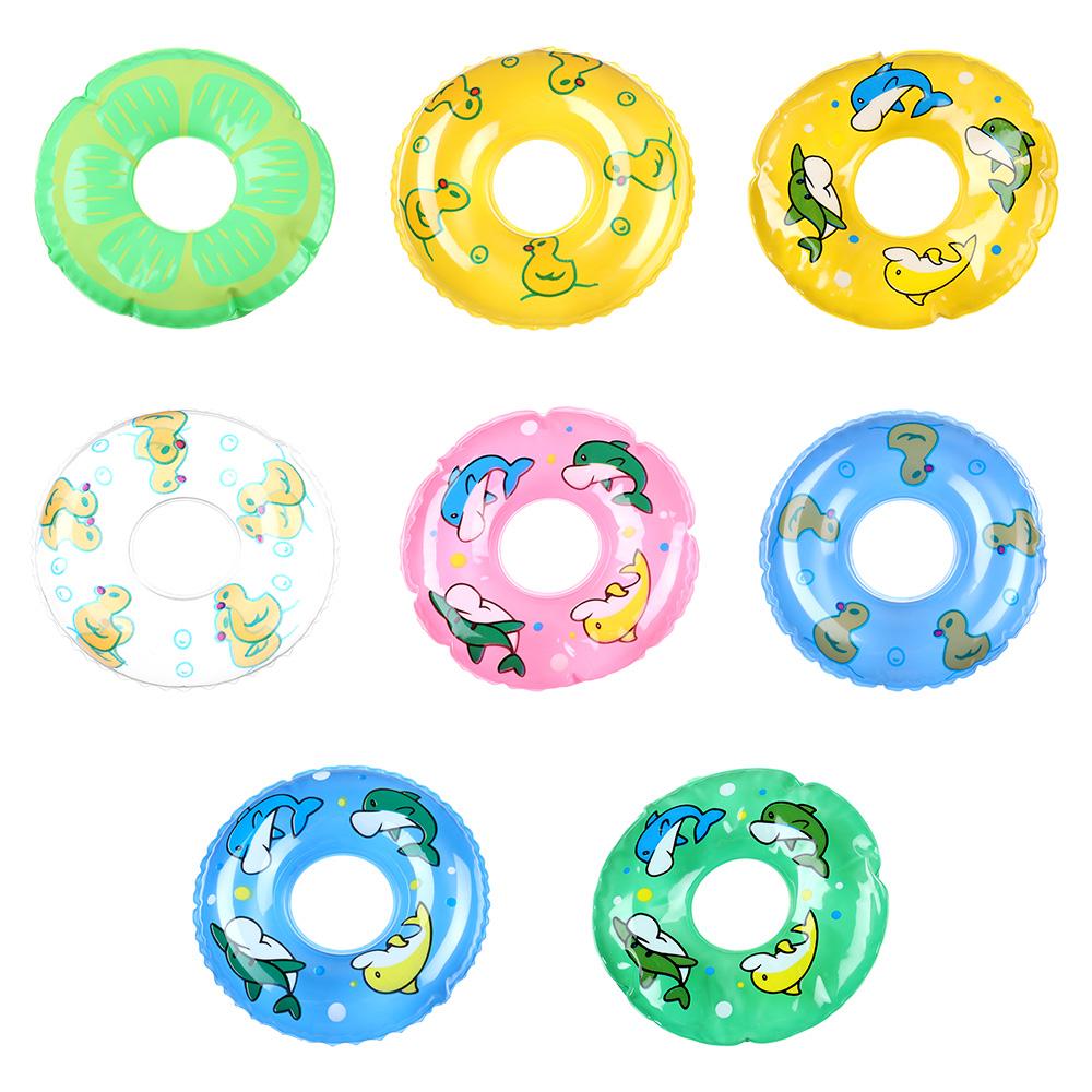 Игровой домик Кукольный домик Аксессуары Мультяшная кукла животное Спасательный круг Игрушка Спасательный жилет Миниатюрный плавательный круг