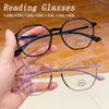 Anti-Blue Light Reading Glasses Women Polygon Glasses For Presbyopia Spectacles Eyewear Glasses With Grade +100~+400