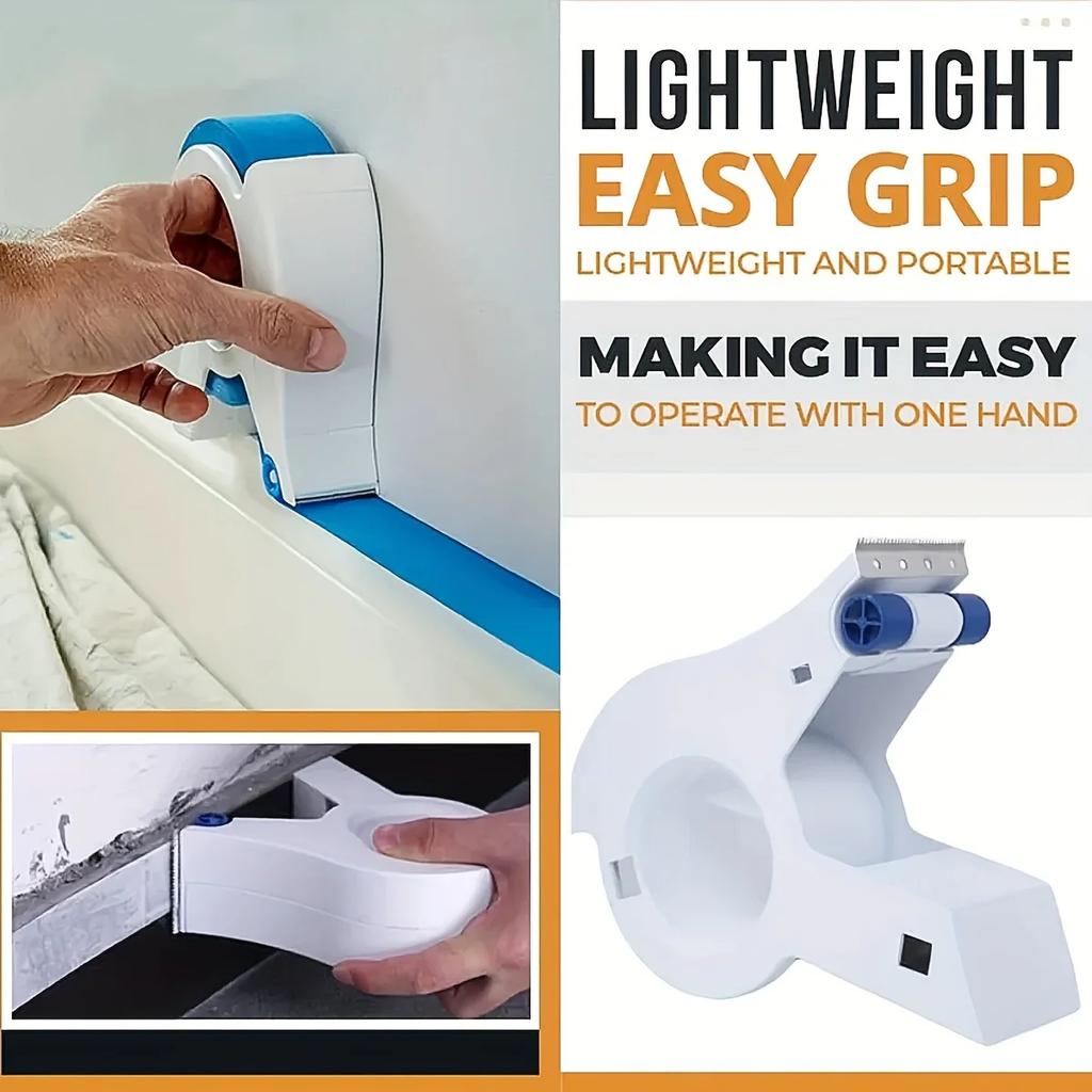Professional Painter'S Masking Tape Dispenser - Durable Abs Coating Tool For Wall Paint, Pieceaging & Sealing - Ideal For Home