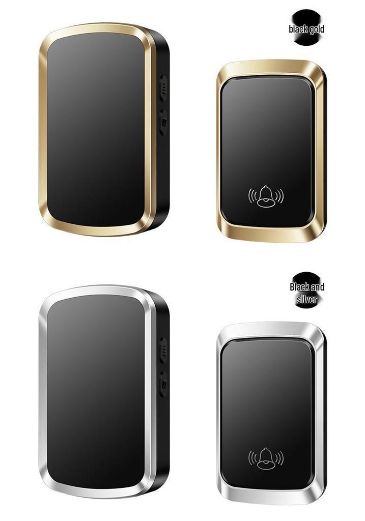 Wireless Self-Powered Doorbell, Waterproof, Long-Range, Electronic Remote Bell, Ideal for Home & Elderly Use.