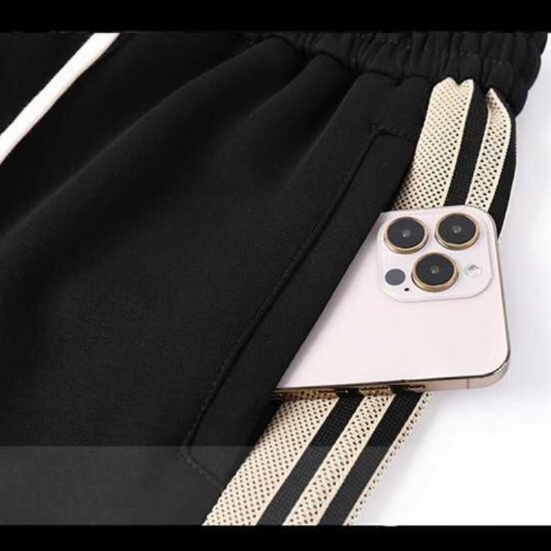 Мужская крутая красивая одежда, модные два комплекта молодой весенне-осенней толстовки с капюшоном для отдыха из чистого хлопка, спортивный костюм больших размеров