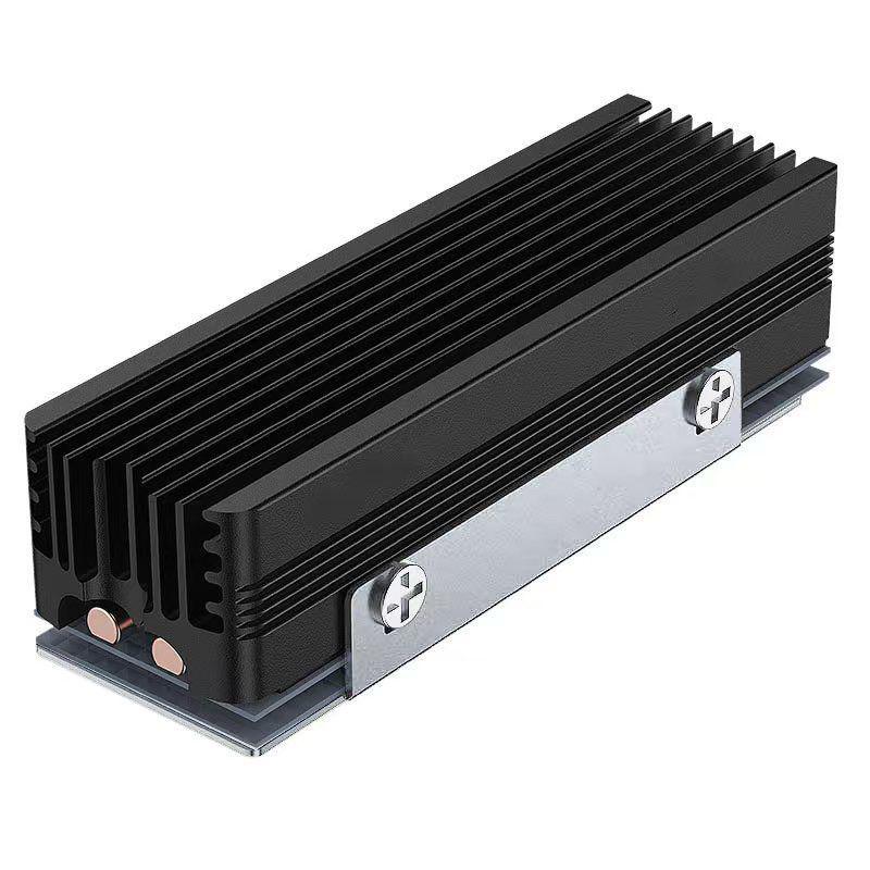 Двойной медный радиатор для M.2 NVMe SSD, алюминиевый сплав 2280, кулер для процессора