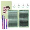 640 Tufts Diy Single Tufts Of False Eyelashes Natural Thick D-Song Segmented Grafting Eyelashes