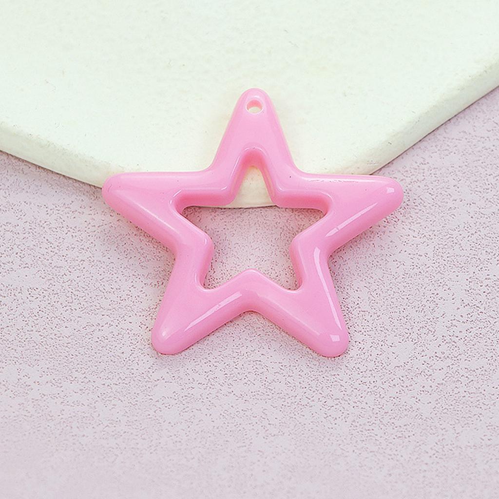 10 шт. Элегантная подвеска-звезда с полым узором, маленькая пятиконечная звезда, шарм, DIY аксессуар для ожерелья, материалы для изготовления ювелирных изделий