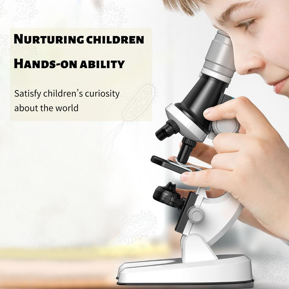 Zoom микроскоп биологическая лаборатория светодиодный 1200x школьный детский научный эксперимент набор образовательные научные игрушки подарки для ребенка ученый