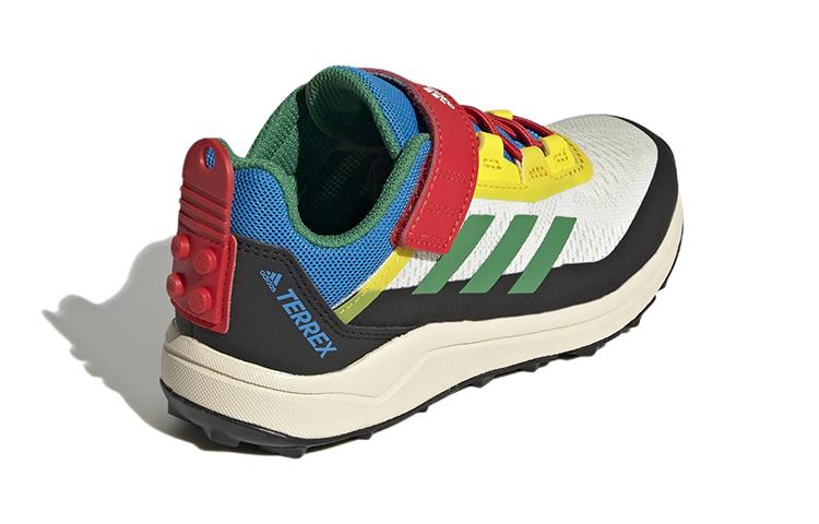 adidas Кроссовки для бега Terrex Agravic Flow, износостойкие, низкие, детские, Черный Белый Желтый, Детские GY0074