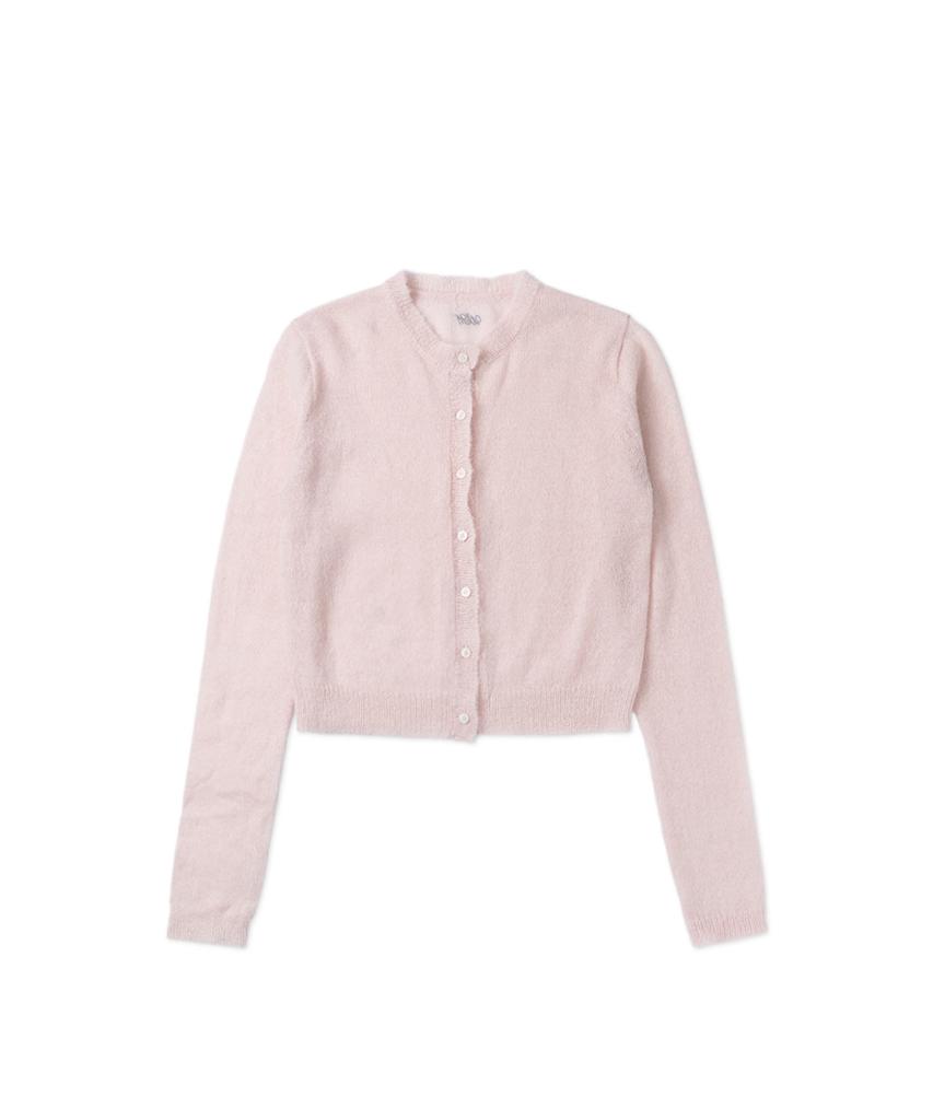 WITHOUT SUMMER Spring Soft Cardigan Set_Baby Pink