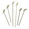100Pcs Bamboo Knot Skewers Cocktail Picks For Cocktail Party Snacks Sandwiches