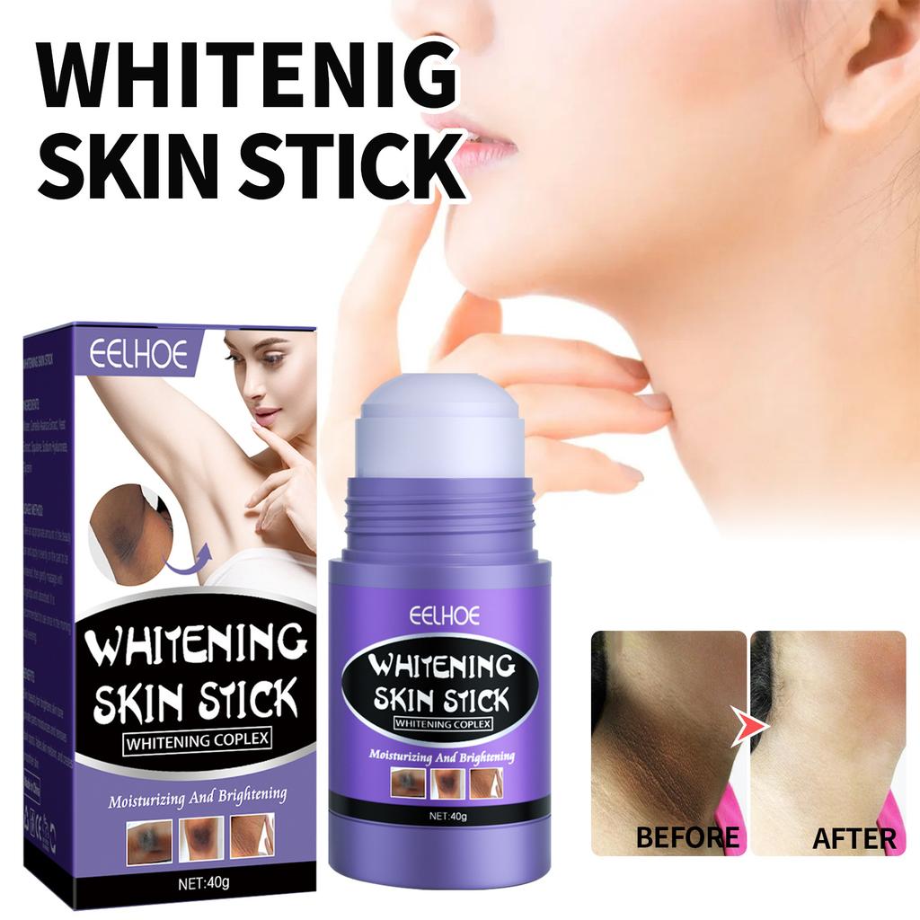 EELHOE Body Whitening Stick Underarm Knee Buttocks Private Bleach Remove Melanin Pigmentation Improve Dull Nourish Brighten Skin Care