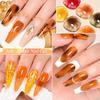 MEET ACROSS 1 Bottle 7ml Jelly Amber Gel Polish Translucent Jelly Nail Gel Manicure UV LED Semi Permanent Soak Off Nail Polish