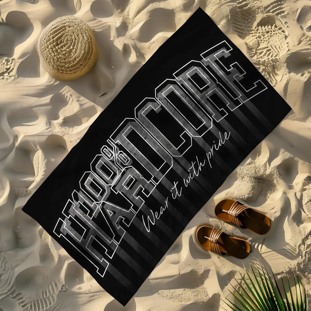 Fashion 100 H-Hardcore Towel Beach Bath Quick-Drying Lightweight Portable Sauna Camping Swim Pool Travel