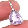 Natural Pink Amethyst Gemstone 925 Solid Sterling Silver Jewelry Pendant 1" U5g53