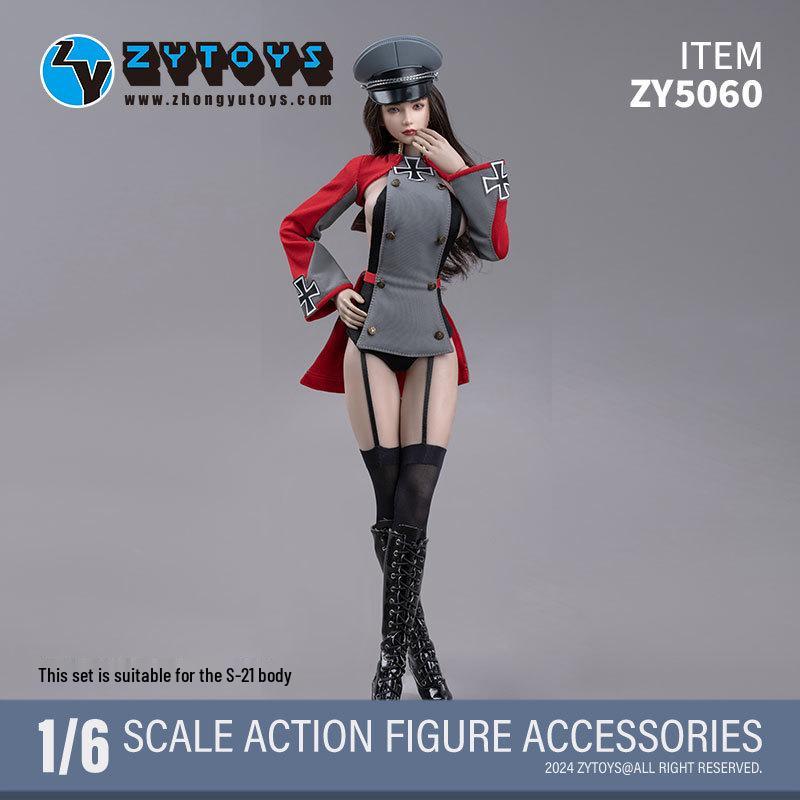 ZY5060 Набор одежды для женской BJD куклы 1/6, для моделей женских солдат