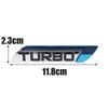 3D металлическая наклейка на автомобиль с турбонаддувом TURBO эмблема значок наклейка на кузов автомобиля мотоцикла багажник крыло стиль модификация аксессуары