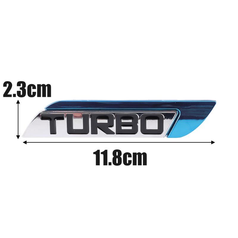 3D металлическая наклейка на автомобиль с турбонаддувом TURBO эмблема значок наклейка на кузов автомобиля мотоцикла багажник крыло стиль модификация аксессуары