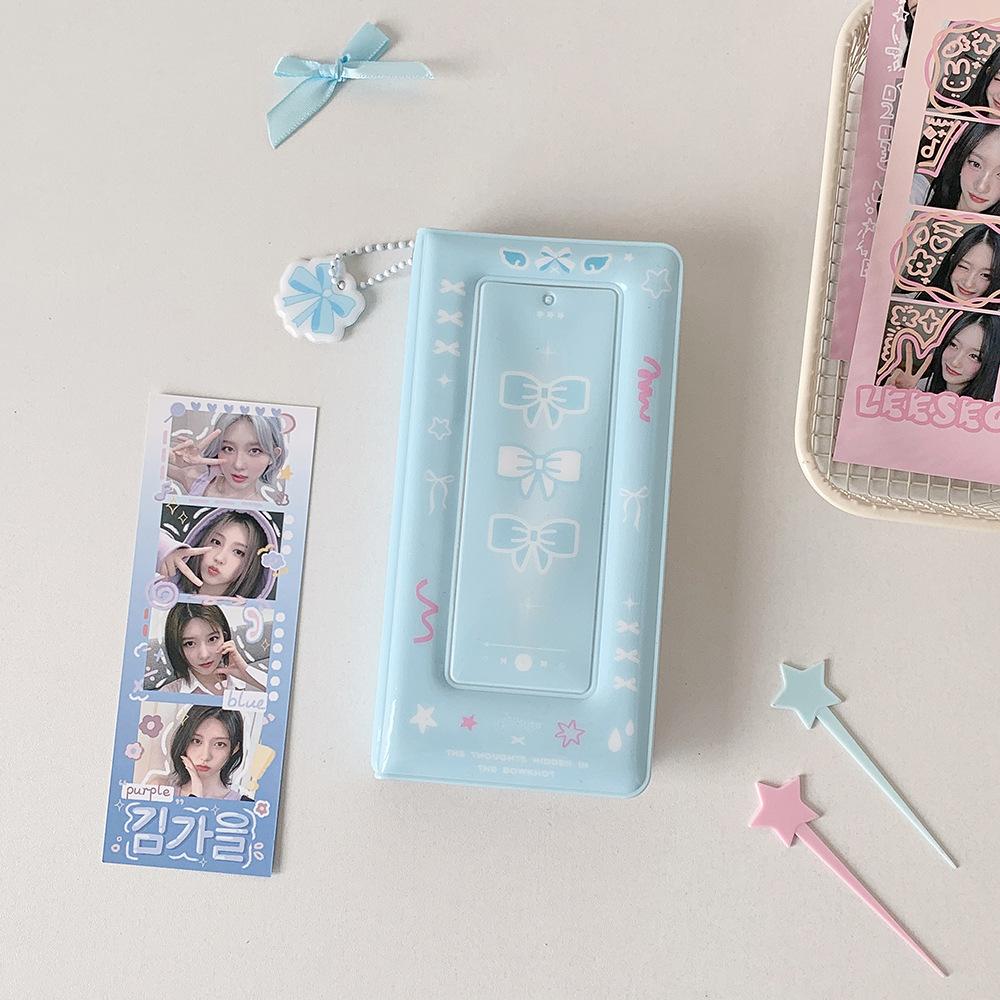 3in ID Photo Korean Photocard Holder PVC Card Cover Idol Card Display Protector School Stationery