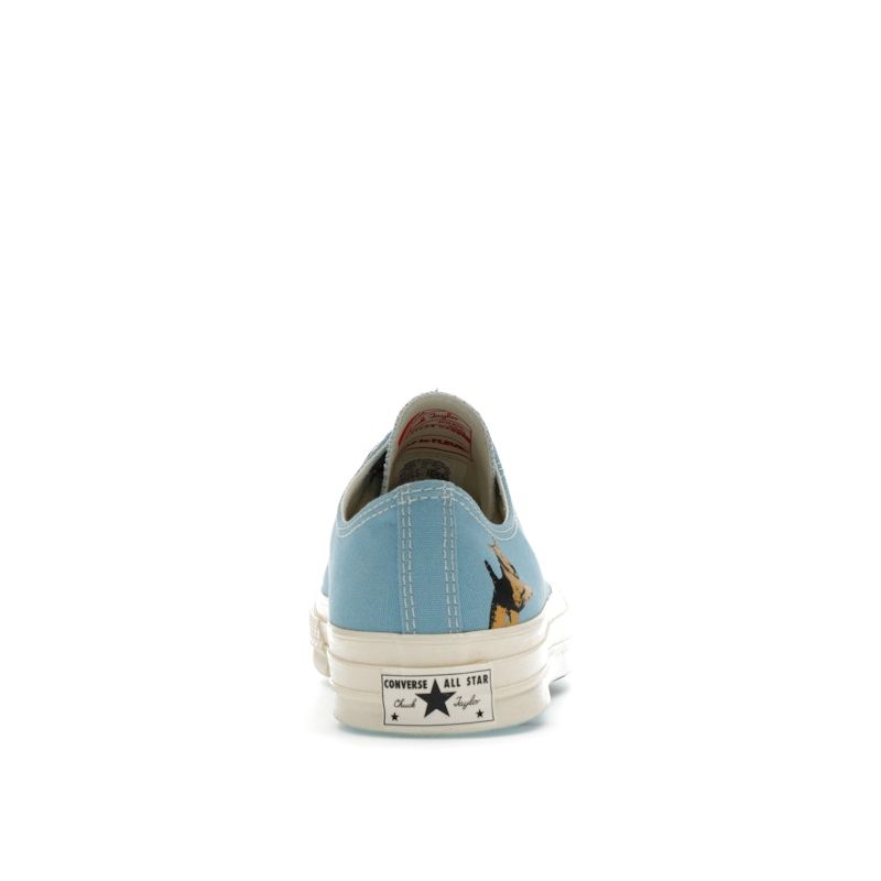 Golf Le Fleur x Converse Chuck 70 Low Darryl Pack - Молочно-голубые унисекс кроссовки Мульти Зимне-белый A11678C