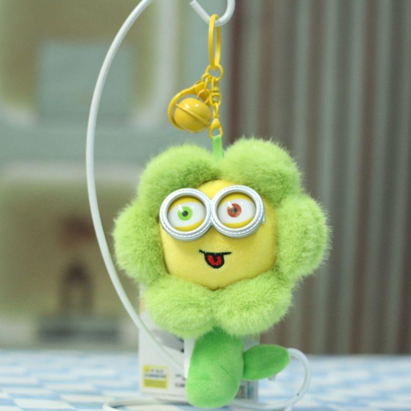 Очаровательная плюшевая игрушка-брелок Миньон, идеально подходящая для поклонников Гадкого Я, в красочных стилях