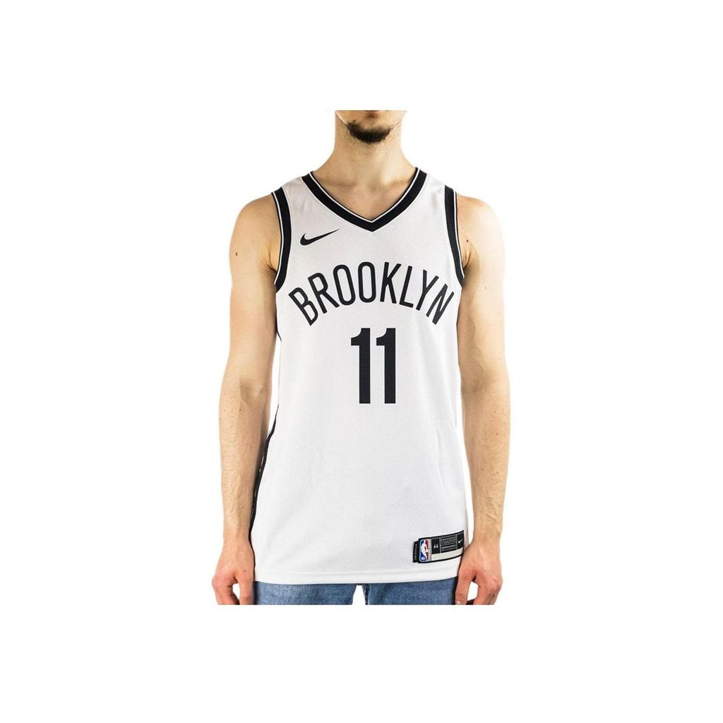 Nike NBA Brooklyn Nets Kyrie Irving 11 Fan Edition Джерси Белый Мужская уличная одежда CW3584-105